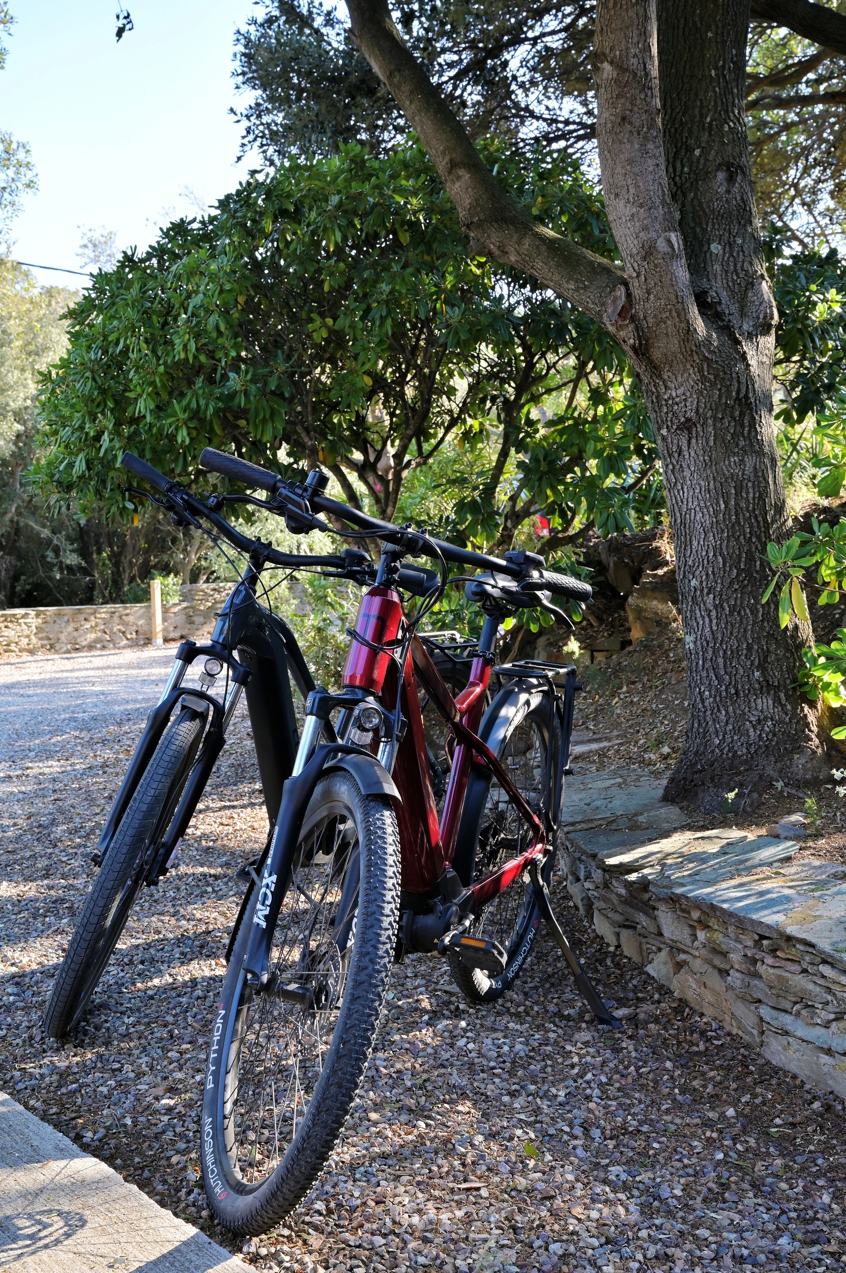 Vélo électrique dans cet hôtel dans le Cap Corse